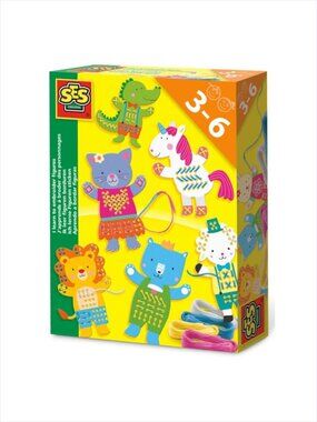 SES Creative Learn to Embroider Figures For Age 3-6 New In Box